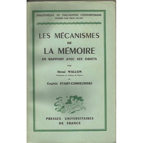 Les Mécanismes De La Mémoire En Rapport Avec Ses Objets Les Mécanismes De La Mémoire En Rapport Avec Ses Objets