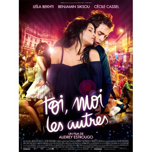Toi, Moi, Les Autres - Véritable Affiche De Cinéma - Format 40x60 Cm - Audrey Estrougo - Leïla Bekhti - Benjamin Siksou - Cécile Cassel - Année 2011