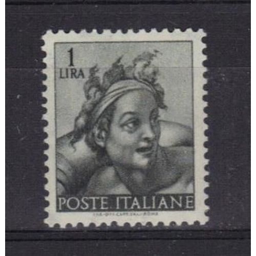 Italie 1961 : Plafond De La Chapelle Sixtine - Oeuvre De Michel-Ange : Timbre Neuf *