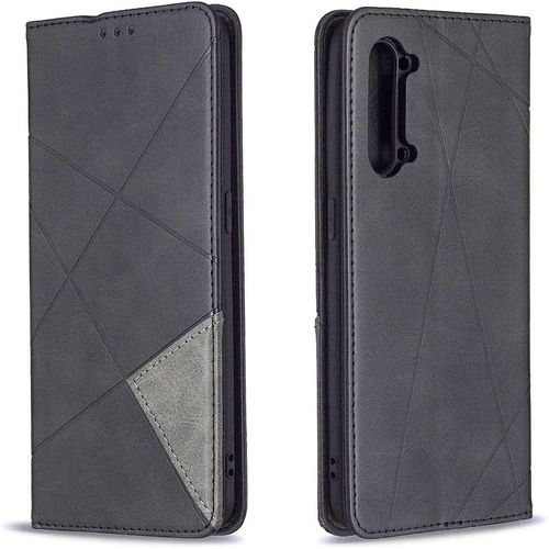 Coque Pour Oppo Find X2 Lite, Housse Portefeuille En Cuir Etui Avec Tpu Silicone Bumper Antichoc Magnetique Flip Case, Porte Cartes Avec Fonction Support Cover Pu Pochette (Noir)