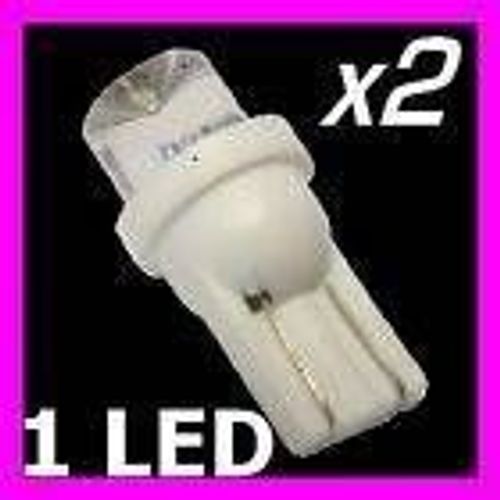 Ampoules Veilleuses Led 5w T10 W5w Blanc Xenon - Lot De 2