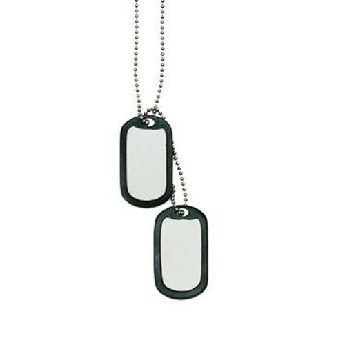 Plaques D'identité Us Avec Silencieux Dog Tags