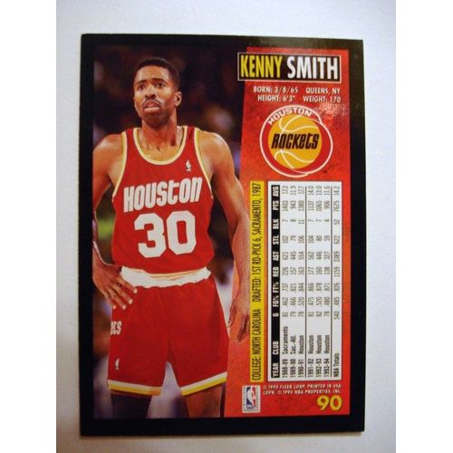 Kenny Smith - Fleer 94-95 - N°90