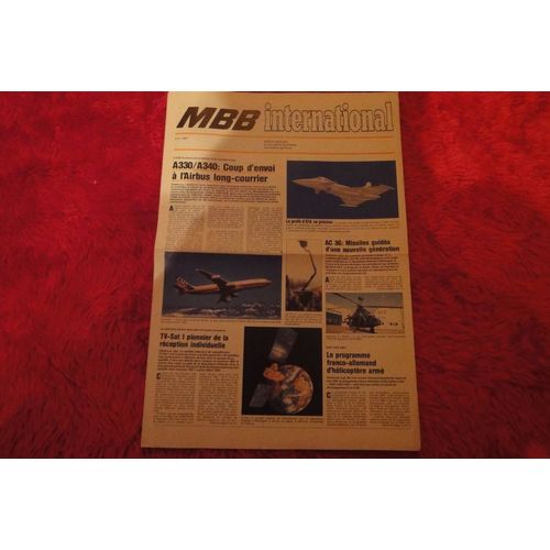 Journal Édité Pour Le 37e Aerosalon De Paris : Mbb International