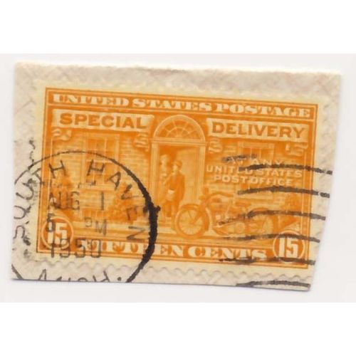 Timbre U S A, Special Delivery Service At Any United States Post Office, 15 Cents, Oblitéré En 1950