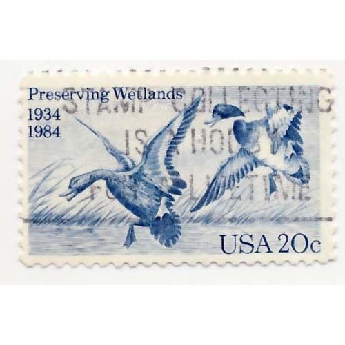 Timbre U S A, Preserving Wetlands 1934-1984, 0,9