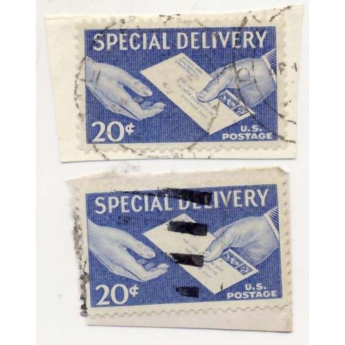Timbre U S A, Special Delivery Service, 20 Cents Oblitéré