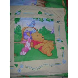 Paure De Couette (Housse + Taie) Disney Winnie L'ourson Fond Jaune