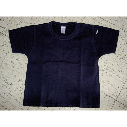 T-Shirt Manches Courtes Bleu Marine Uni Décathlon Création Taille 3 Ans