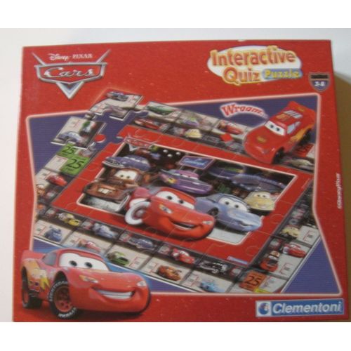 Puzzle Interactive Quiz Disney Cars 35 Pieces