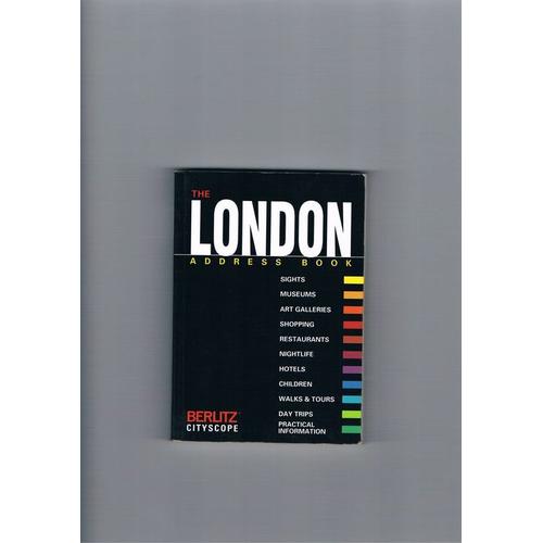 London Address Book (Berlitz Address Books)