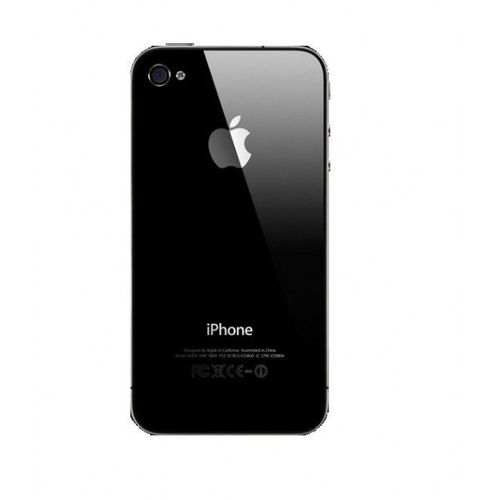 Coque/Vitre Arrière Pour Iphone 4 Noir/Blanc