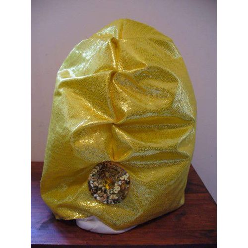 Chapeau Déguisement Type Maharajah Doré Taille Adulte