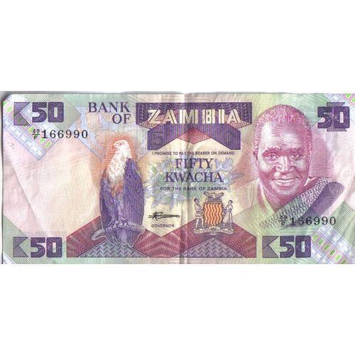 Billet De Banque Zambie Zambia De 50 Kwacha