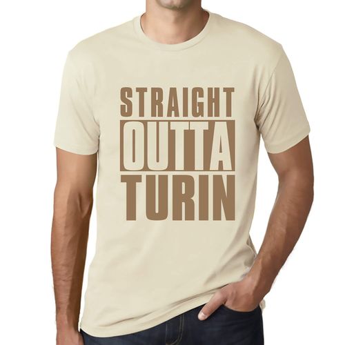 Homme Tee-Shirt Tout Droit Sorti De Turin - Straight Outta Turin - T-Shirt Graphique Éco-Responsable Vintage Cadeau Nouveauté