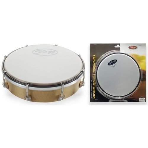 Stagg Had-008w Tambour Ã  Main Accordable En Plastique 8"