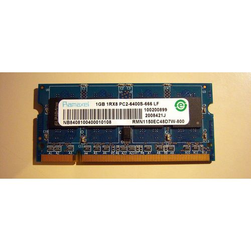Ramaxel - Mémoire - 1 Go - DDR2 - PC2-6400 - SO DIMM 200 broches