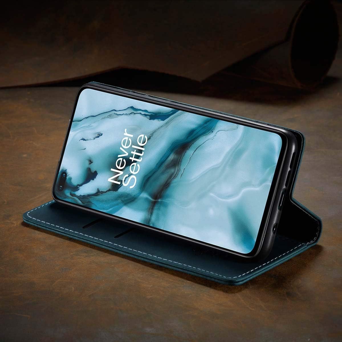 Coque Compatible Avec Oneplus Nord,Anti-Choc Housse En Cuir ... - 7