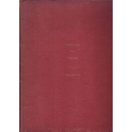 Sonates Pour Violon Mozart S