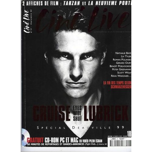 Cine Live  N° 27 : Cruise/ Bonnaire-Deneuve/ Polnaski-Depp/ Greenaway/ Baye/ Wolf/ Oury/ Poelvoorde/ Jolivet/ Gitai/ Grant/ Brosnan/ Schwarzenegger-Tunney/ Cowl