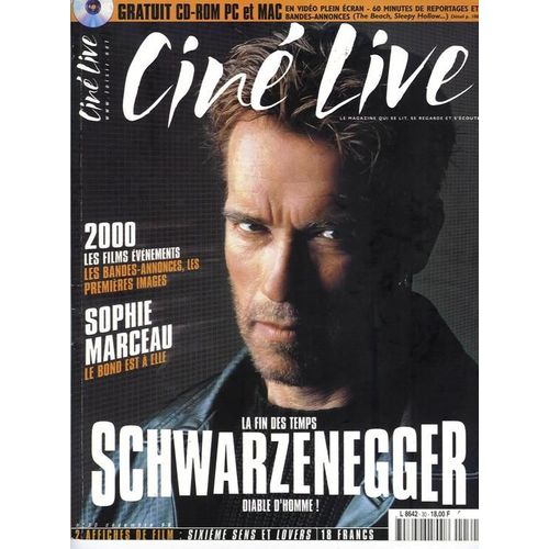 Cine Live  N° 30 : Schwarzenegger/ Brosnan-Bond/ Keitel/ Jonze/ Cotillard/ Gillain/ Bouchez/ Monroe/ Gainsbourg/ Lambert-Sastre/ Homicide