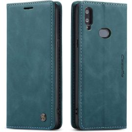 Coque Compatible Avec Samsung Galaxy A10s,Anti-Choc Housse En Cuir Premium Flip Case Portefeuille Etui,Bleu