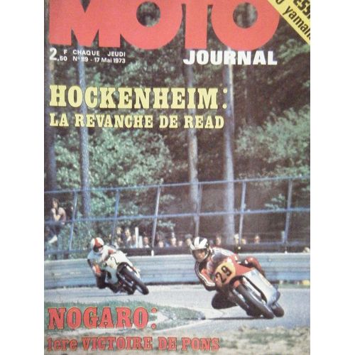Moto Journal  N° 119 : Essai 350 Yamaha Rd, Nogaro 1ère Victoire De Pons, Hockenheim