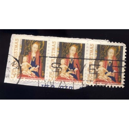 Timbre U S A, Christmas, Memling, National Gallery Of Art, 5 Cents