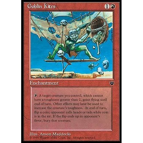Goblin Kites  - Magic Mtg - Fallen Empires 0 - U