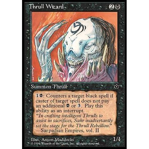 Thrull Wizard  - Magic Mtg - Fallen Empires 0 - U