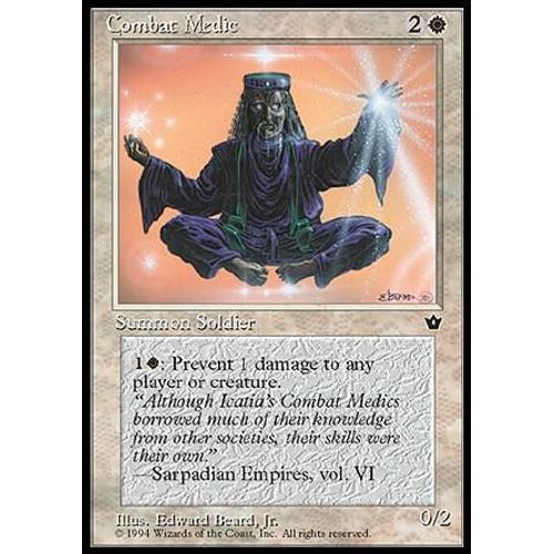 Combat Medic Ill.1 - Magic Mtg - Fallen Empires 0 - C