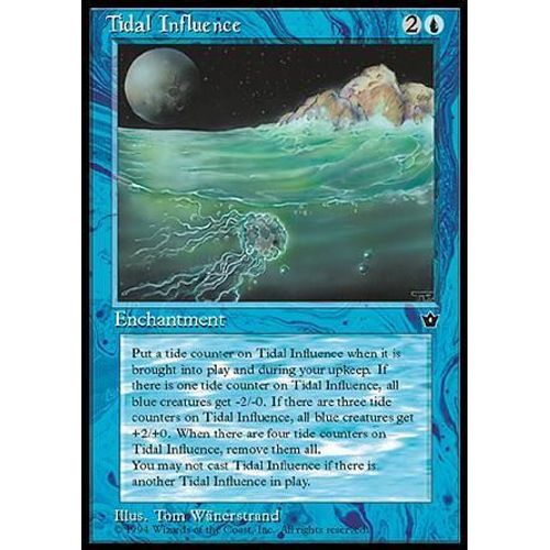Tidal Influence  - Magic Mtg - Fallen Empires 0 - U