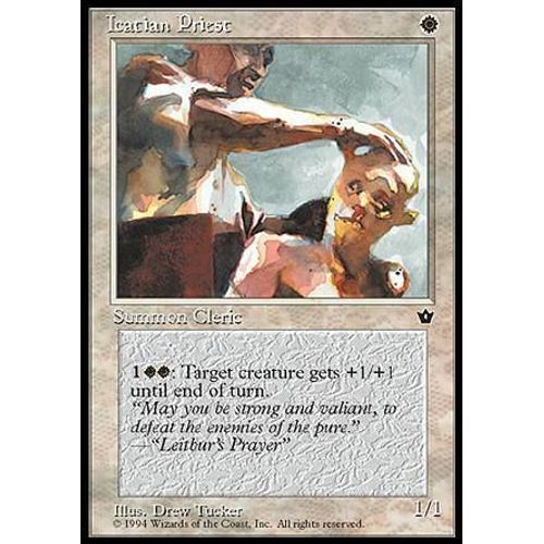Icatian Priest  - Magic Mtg - Fallen Empires 0 - U