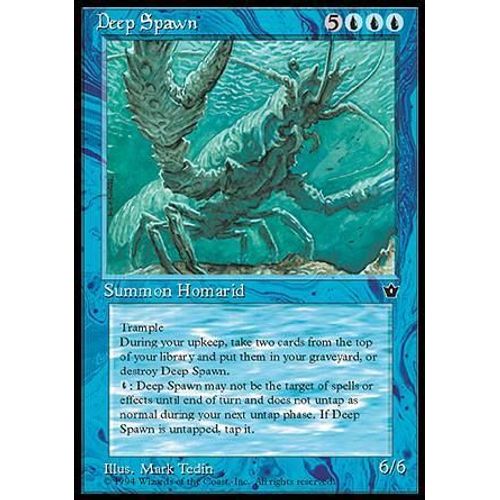 Deep Spawn  - Magic Mtg - Fallen Empires 0 - U