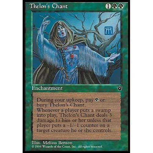 Thelon's Chant  - Magic Mtg - Fallen Empires 0 - U
