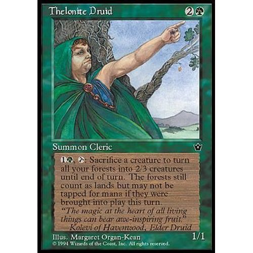 Thelonite Druid  - Magic Mtg - Fallen Empires 0 - U