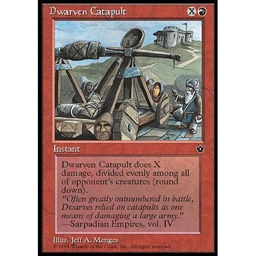 Dwarven Catapult  - Magic Mtg - Fallen Empires 0 - U