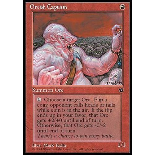 Orcish Captain  - Magic Mtg - Fallen Empires 0 - U