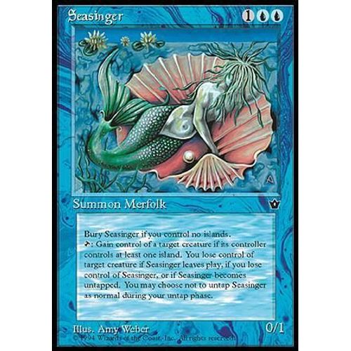 Seasinger  - Magic Mtg - Fallen Empires 0 - U