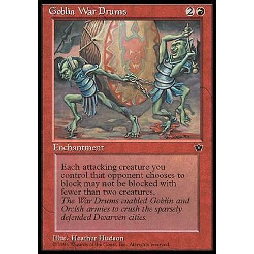 Goblin War Drums Ill.2 - Magic Mtg - Fallen Empires 0 - C