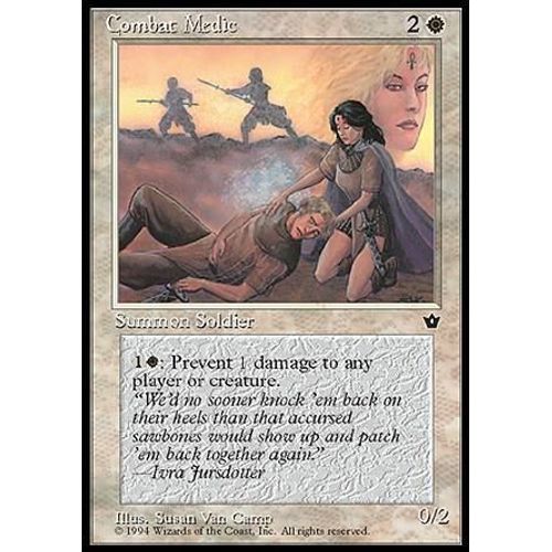 Combat Medic Ill.4 - Magic Mtg - Fallen Empires 0 - C