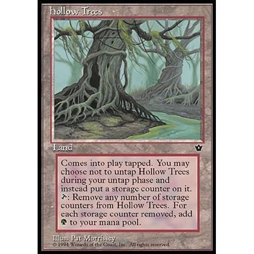 Hollow Trees  - Magic Mtg - Fallen Empires 0 - U