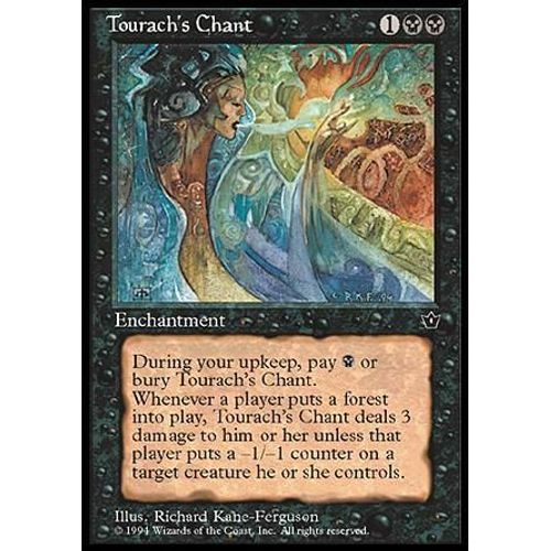 Tourach's Chant  - Magic Mtg - Fallen Empires 0 - U