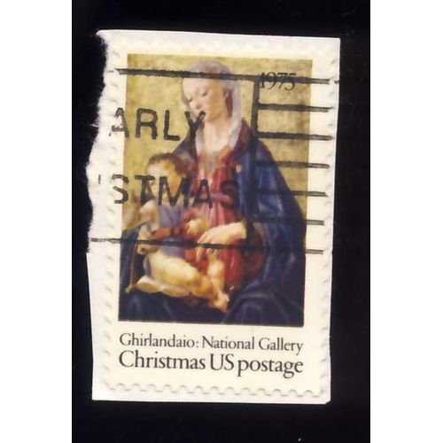 Timbrs U S A, Christmas 1975, Ghirlandaïo, National Gallery, Oblitéré, Sans Valeur Faciale