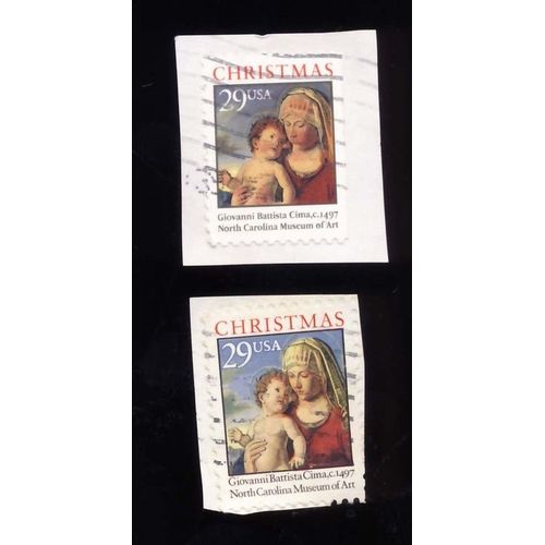 Timbre U Ds A, Christmas, Giovanni Battista Cima, 1497, North Carolina Museum Of Arts, 29 Cents, Oblitéré