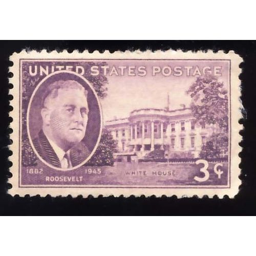 Timbre U S A, Roosevelt, 3 Cents, Non Oblitéré