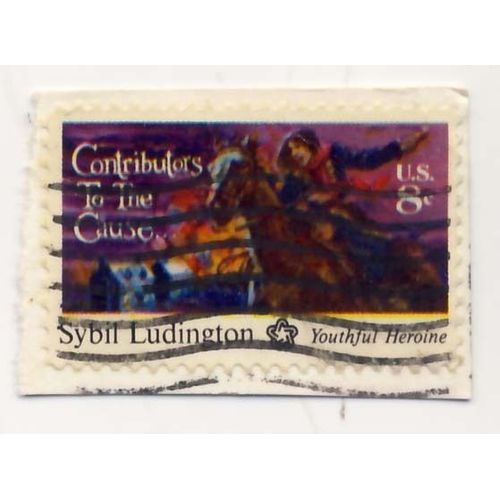 Timbre U S A, Contributors To The Giuse, Sybil Ludington, Youth Heroïne, 8 Cents