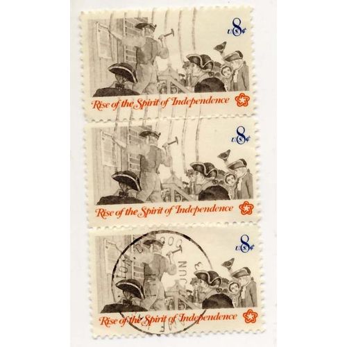 Timbre U S A, Rise Of The Spirit Of Independence, 8 Cents, Oblitéré