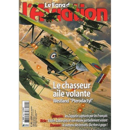 Le Fana De L'aviation  N° 485 : Le Chasseur Aile Volante Westland "Pterodactyl" - Avril 2010