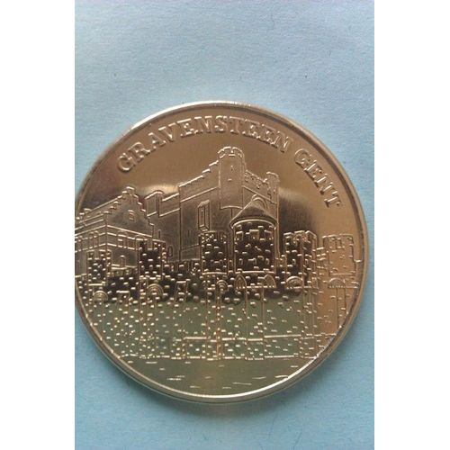 Médaille Officielle Du Chateau Gravensteen De Gent